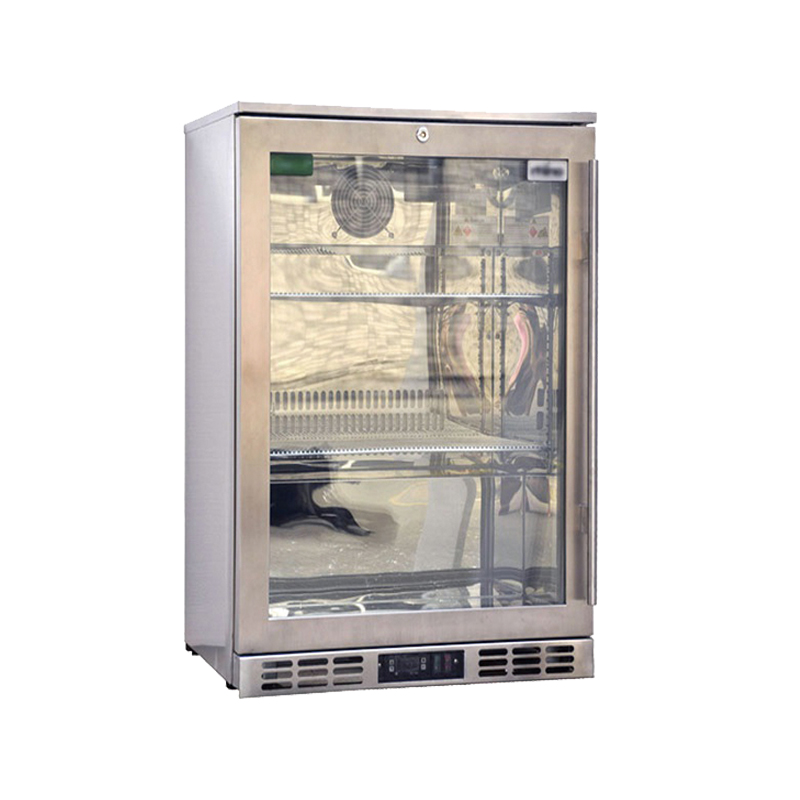 Single Door Back Bar Stainless Steel Refrigerator