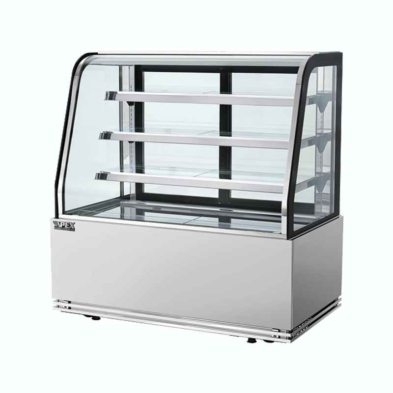 Floor Standing Sandwich Display Fridge(4 SHELF CURVE)