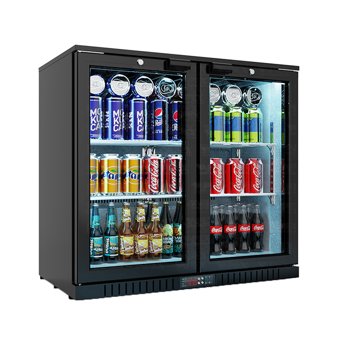 Double Door Back Bar Cooler