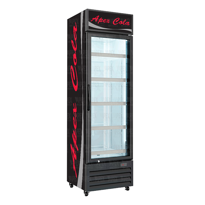 Single Door Display Refrigerators for Cold Drinks